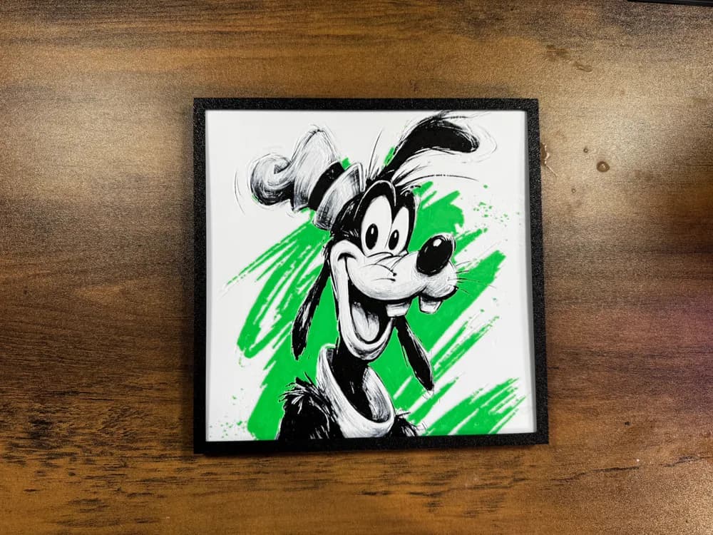 Goofy From Disney - Hueforge Wall Art by 3D Prints By Vic HueForge model: Goofy From Disney - Hueforge Wall Art by 3D Prints By Vic