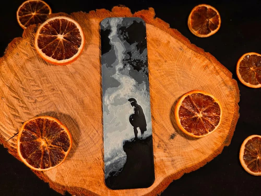 The Odyssey bookmark by EternalDesigns3D HueForge model: The Odyssey bookmark by EternalDesigns3D