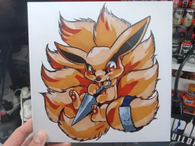 Naruto Hueforge - Baby Kurama by Dakiren HueForge model: Naruto Hueforge - Baby Kurama by Dakiren