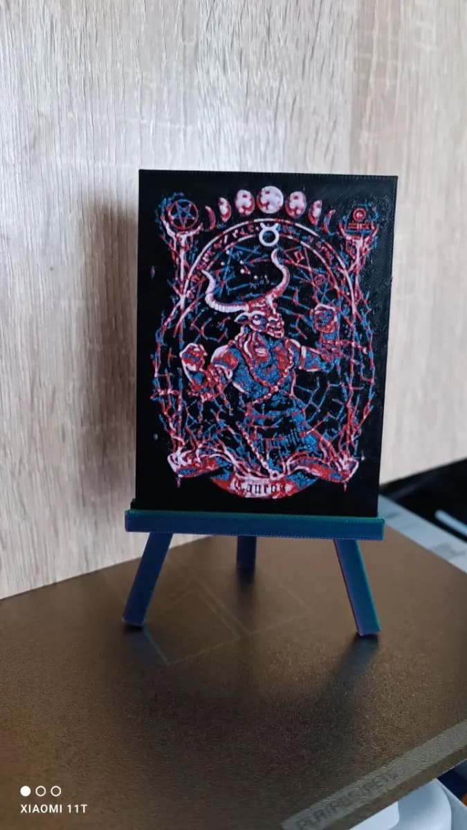 zodiac signs (taurus) hueforge by KO Additive Labo HueForge model: zodiac signs (taurus) hueforge by KO Additive Labo