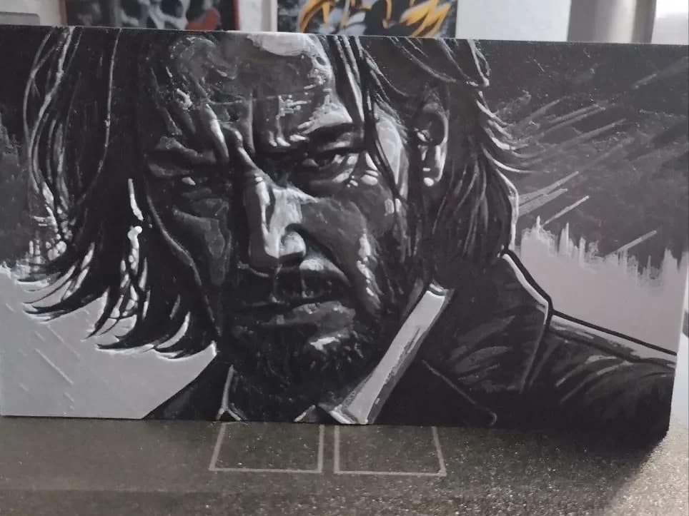 John Wick by FYTY112 HueForge model: John Wick by FYTY112