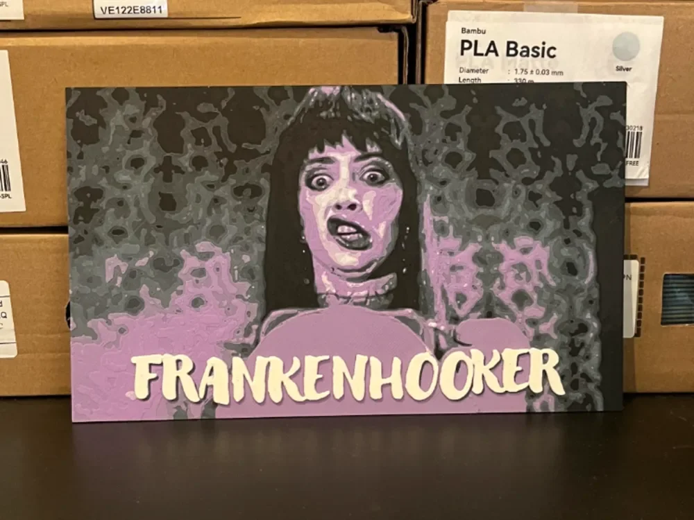 Frankenhooker Hueforge by Estiv HueForge model: Frankenhooker Hueforge by Estiv
