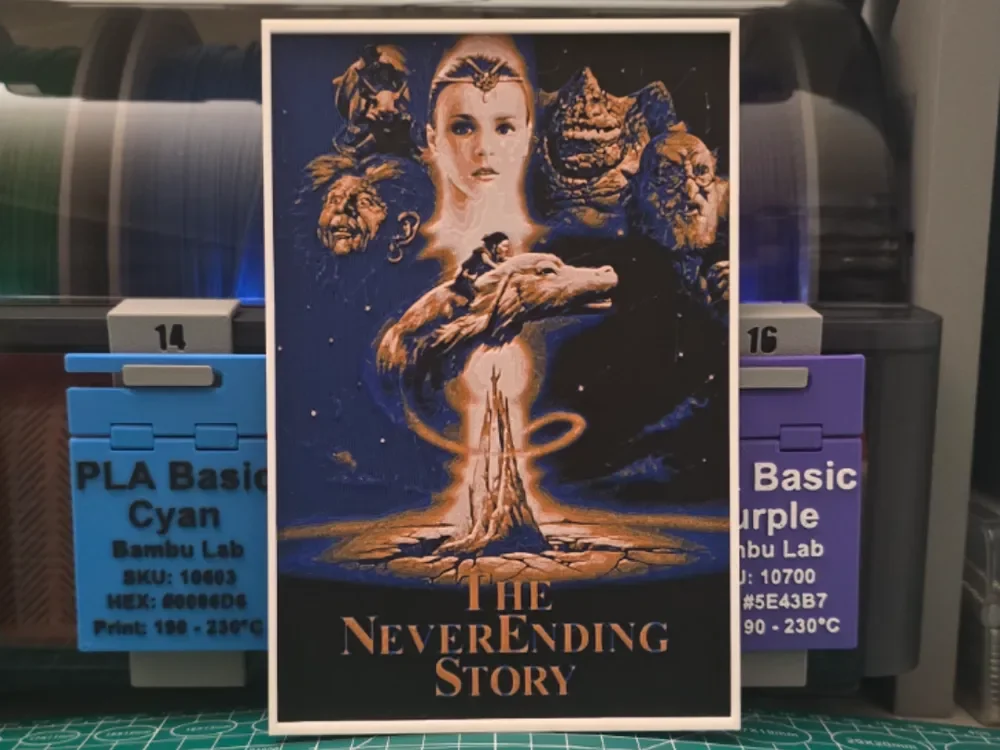 The NeverEnding Story Movie Poster - Hueforge Art