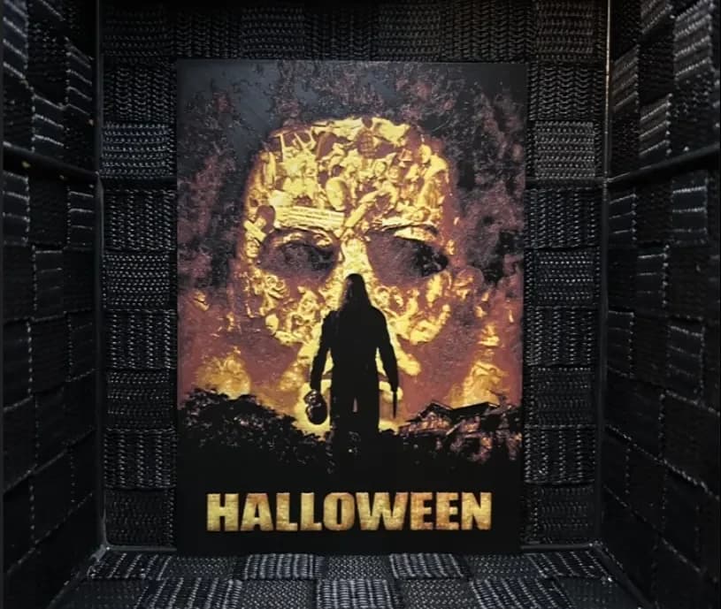 Hueforge Movie Poster - Halloween - by JoDau HueForge model: Hueforge Movie Poster - Halloween - by JoDau