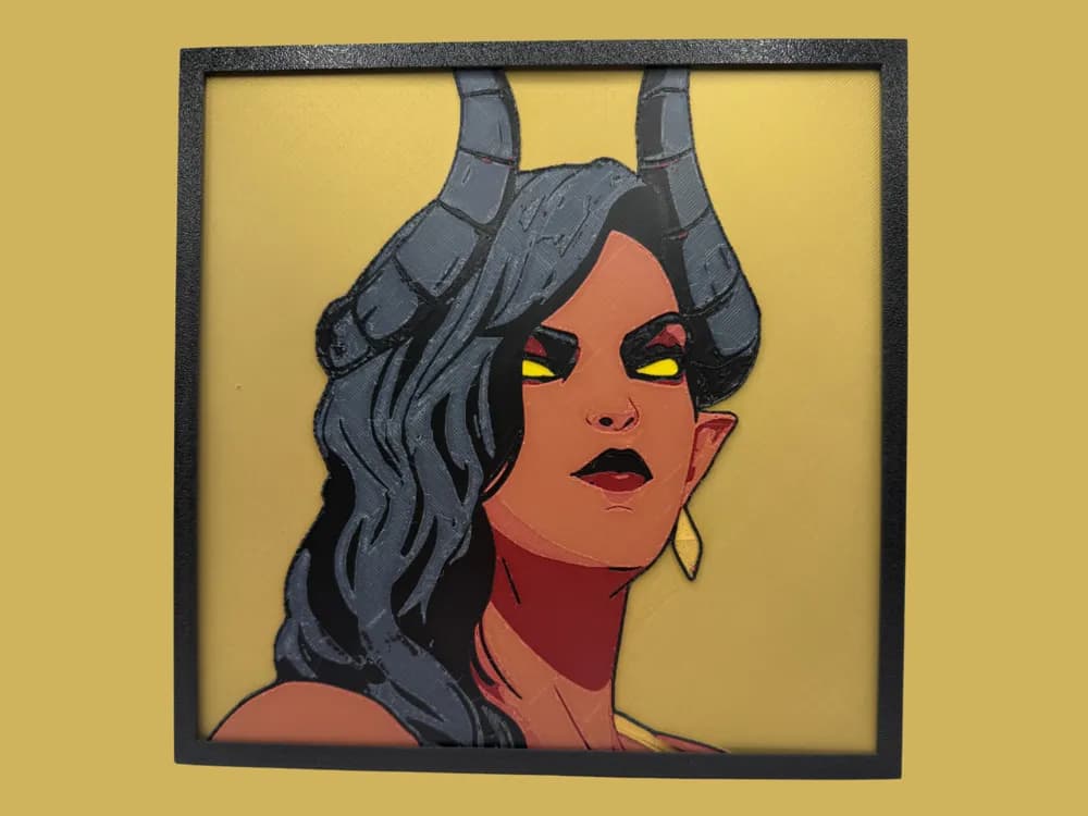 HueForge model: Malevola - Dispatch by Canadian Gamer