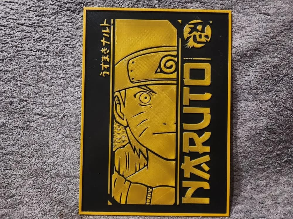 Naruto - HueForge by keko HueForge model: Naruto - HueForge by keko