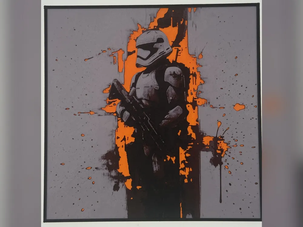 Stormtrooper Backlit HueForge Print by iPrintStuffau HueForge model: Stormtrooper Backlit HueForge Print by iPrintStuffau