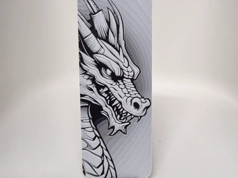 Dragon bookmark by Morganja HueForge model: Dragon bookmark by Morganja