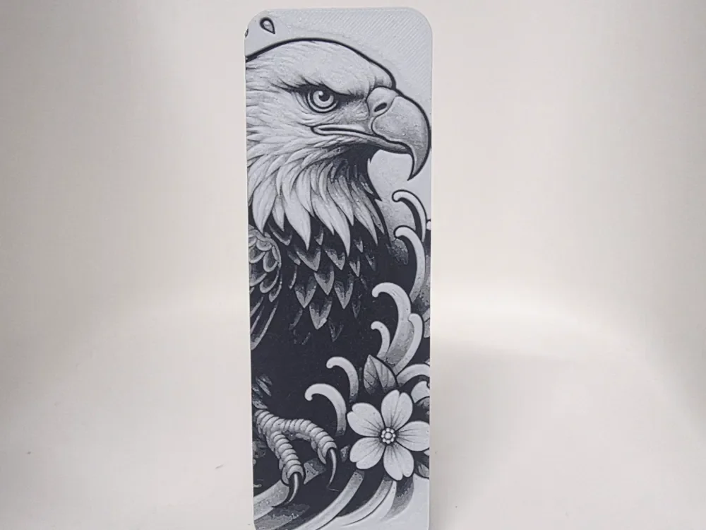 Eagle Bookmark by Morganja HueForge model: Eagle Bookmark by Morganja
