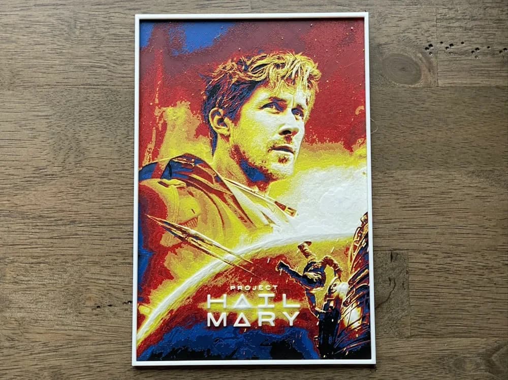 Project Hail Mary (2026) Hueforge Movie Poster Project Hail Mary (2026) Hueforge Movie Poster