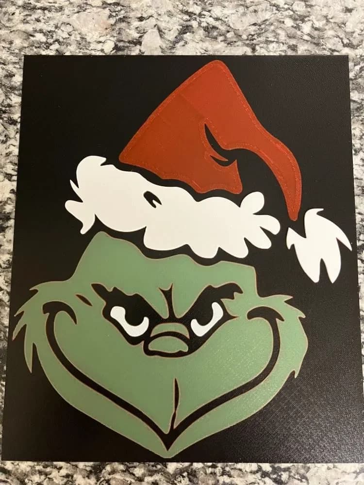 The Grinch (hueForge Print) by Houston713Texan HueForge model: The Grinch (hueForge Print) by Houston713Texan