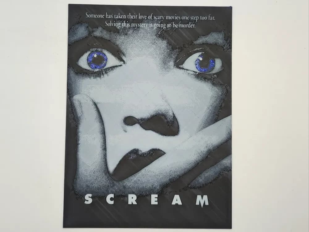 Scream 1 - hueforge by Altf4-Formation HueForge model: Scream 1 - hueforge by Altf4-Formation