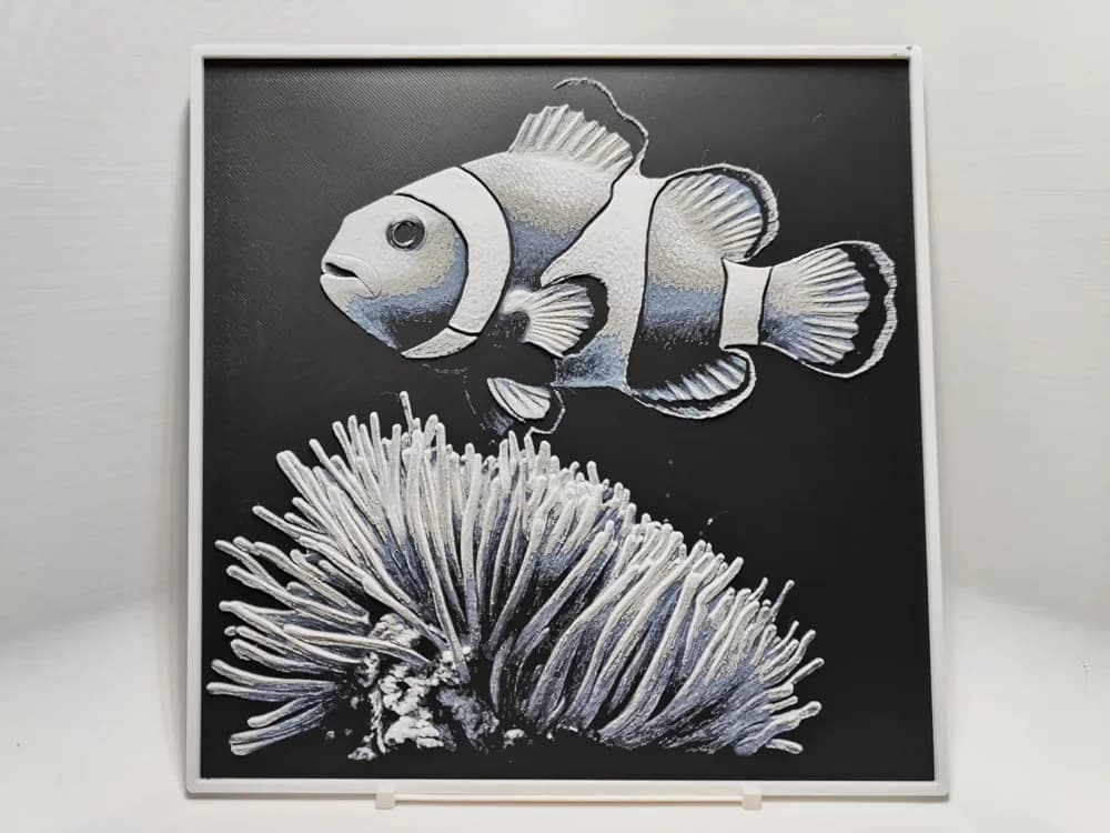 Clownfish - Hueforge by BeaN HueForge model: Clownfish - Hueforge by BeaN