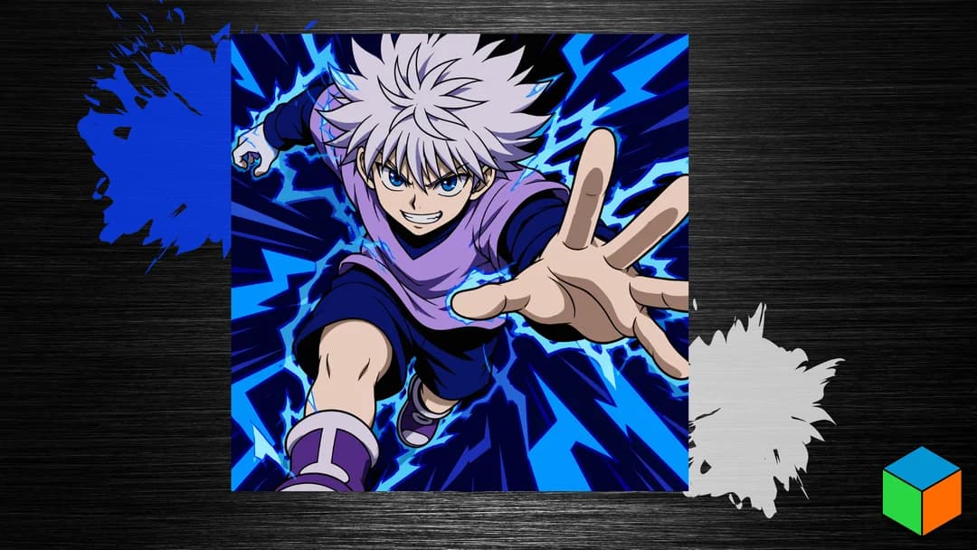 Killua Hits the Patreon Crew — Eight-Filament Bonus Drop by 3D Prints By Vic HueForge model: Killua Hits the Patreon Crew — Eight-Filament Bonus Drop by 3D Prints By Vic