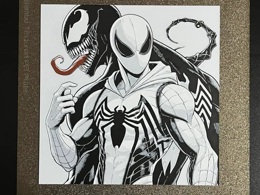 Venom and Anti-Venom Marvel Hueforge by FantasyZ HueForge model: Venom and Anti-Venom Marvel Hueforge by FantasyZ