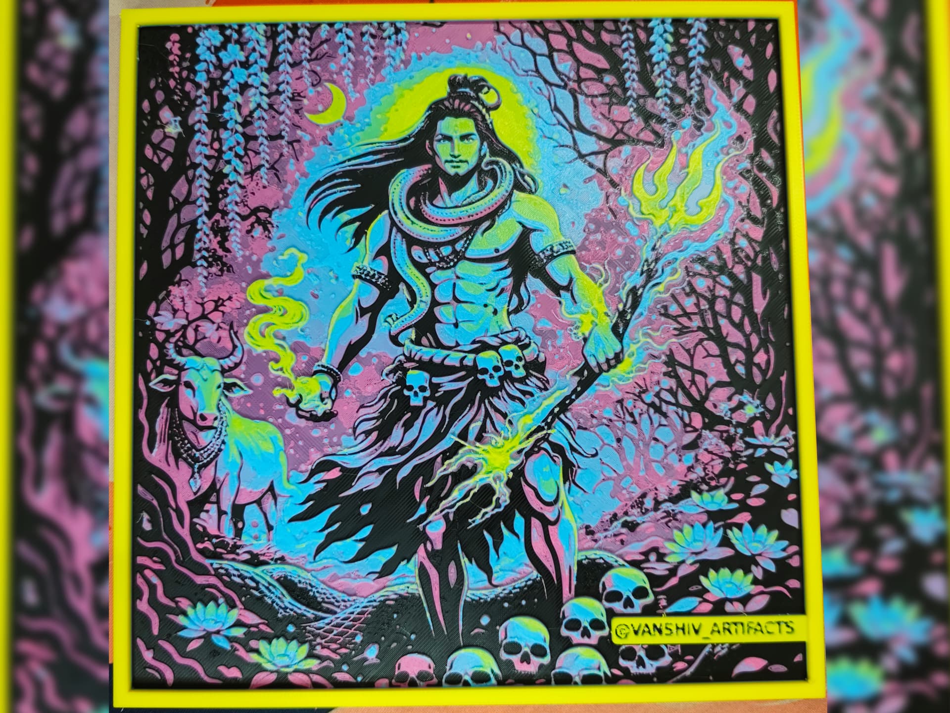 Mahadev Unleashed: The Cosmic Inferno.3mf Mahadev Unleashed: The Cosmic Inferno.3mf