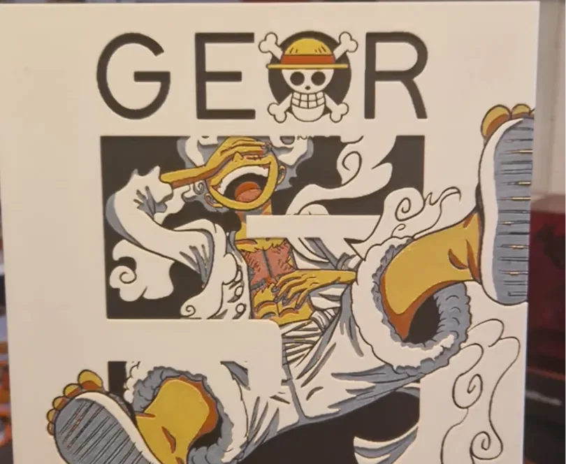 One Piece - Luffy Gear 5 Hueforge by Dakiren HueForge model: One Piece - Luffy Gear 5 Hueforge by Dakiren