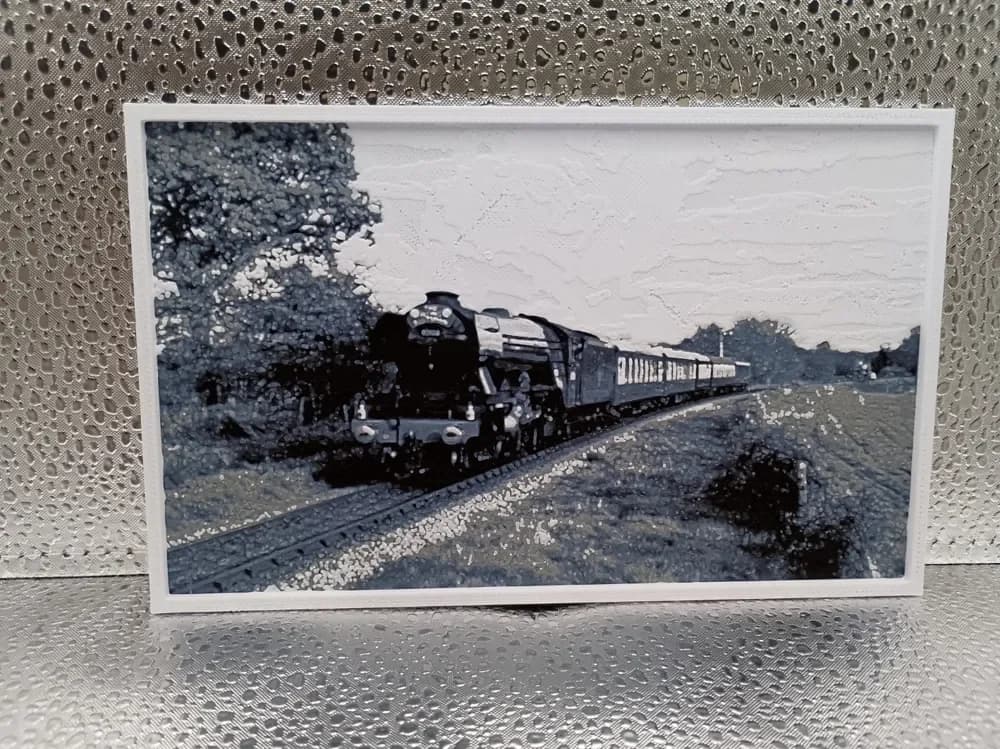 Flying Scotsman – Hueforge by Borishotch Industries HueForge model: Flying Scotsman – Hueforge by Borishotch Industries