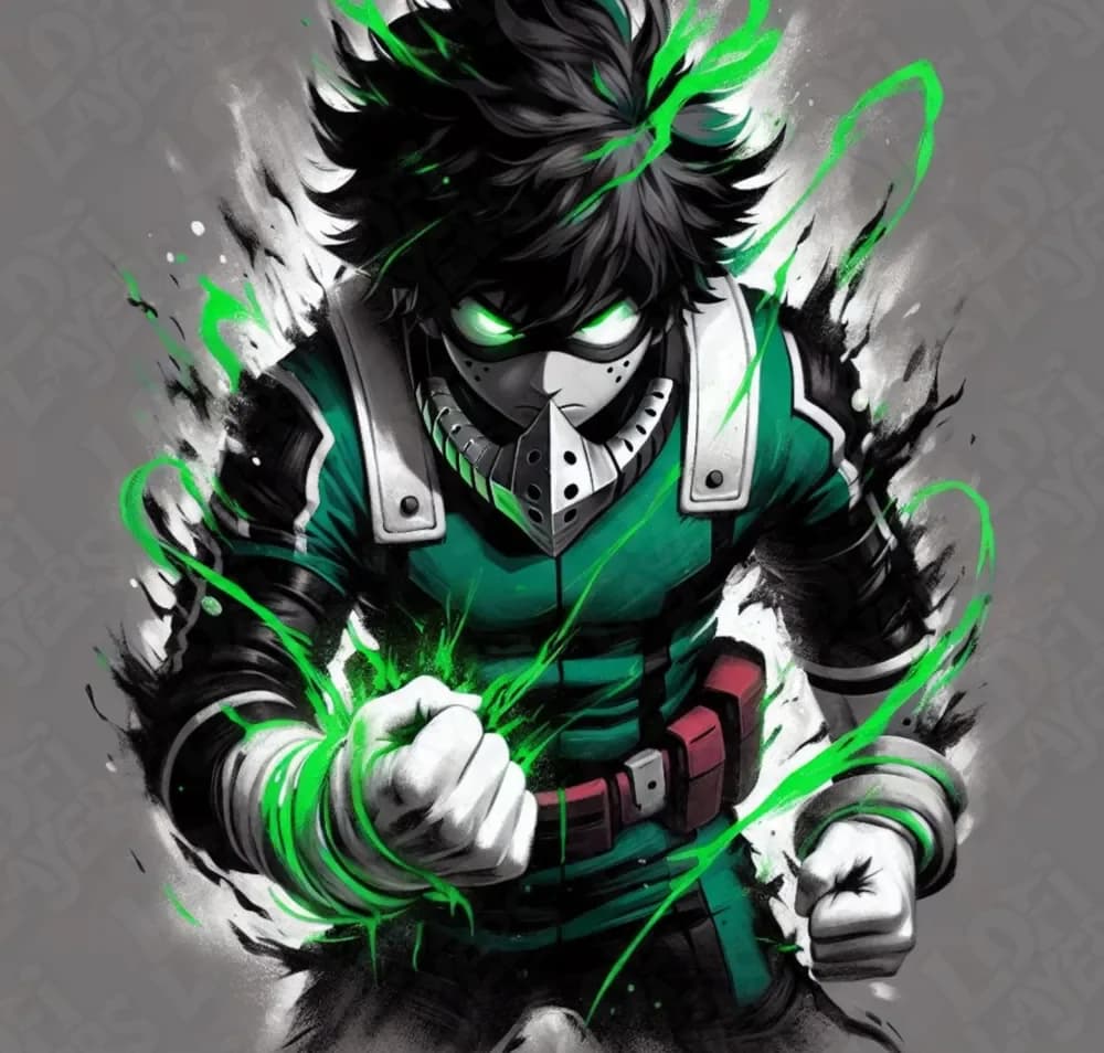 Izuku "Deku" Midoriya Hueforge by LoFi Layers HueForge model: Izuku "Deku" Midoriya Hueforge by LoFi Layers