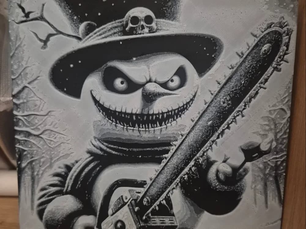 evil snowman 1 hueforge evil snowman 1 hueforge