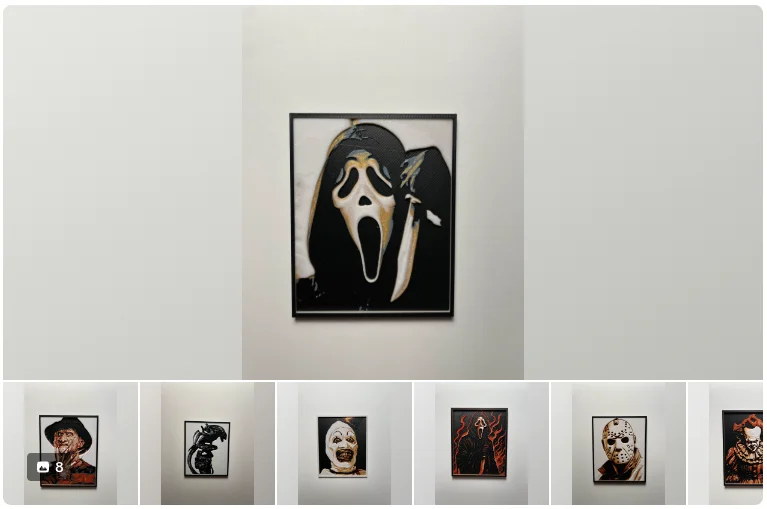 Horror Minis by Cloudy Nostalgia HueForge model: Horror Minis by Cloudy Nostalgia