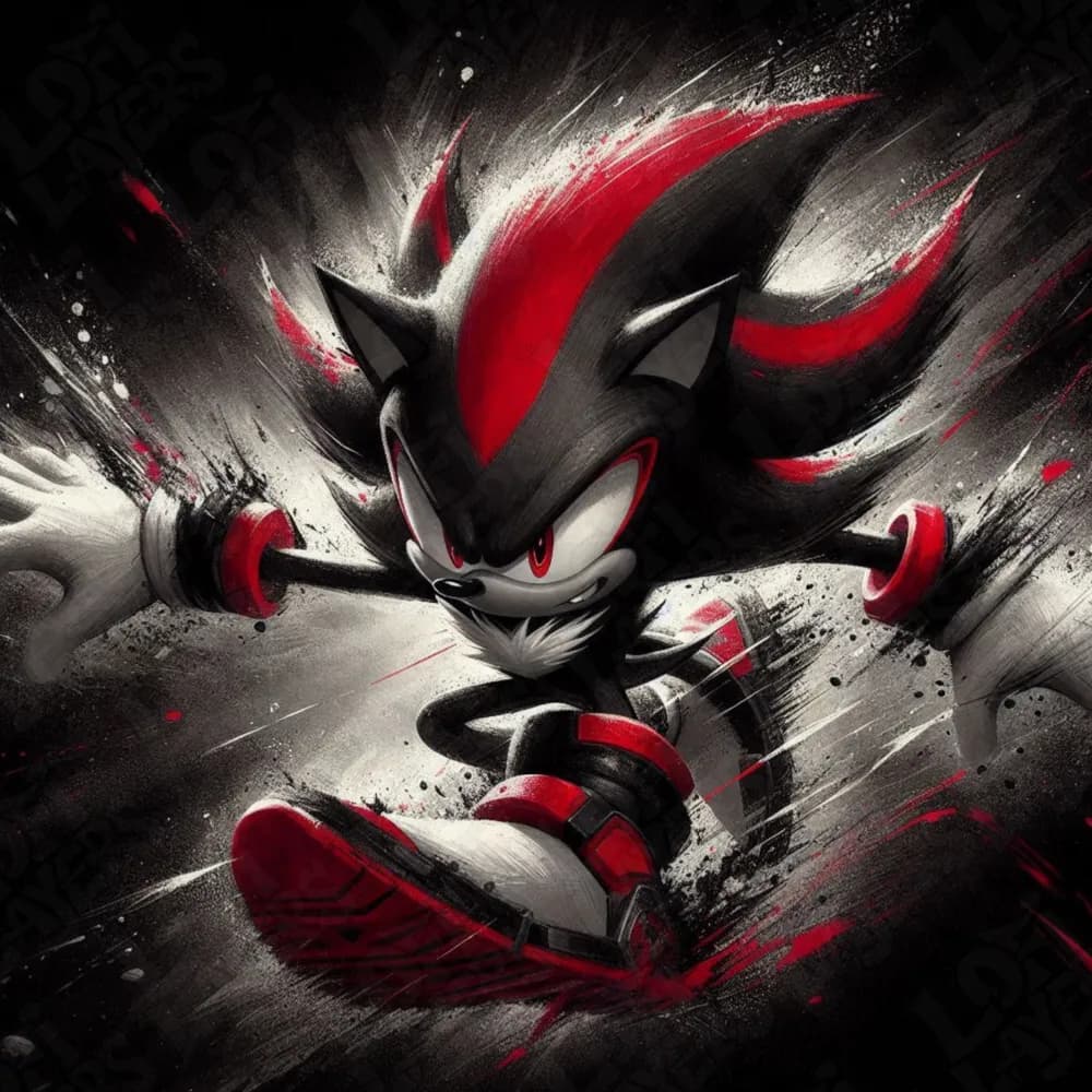 Shadow the Hedgehog Hueforge Shadow the Hedgehog Hueforge