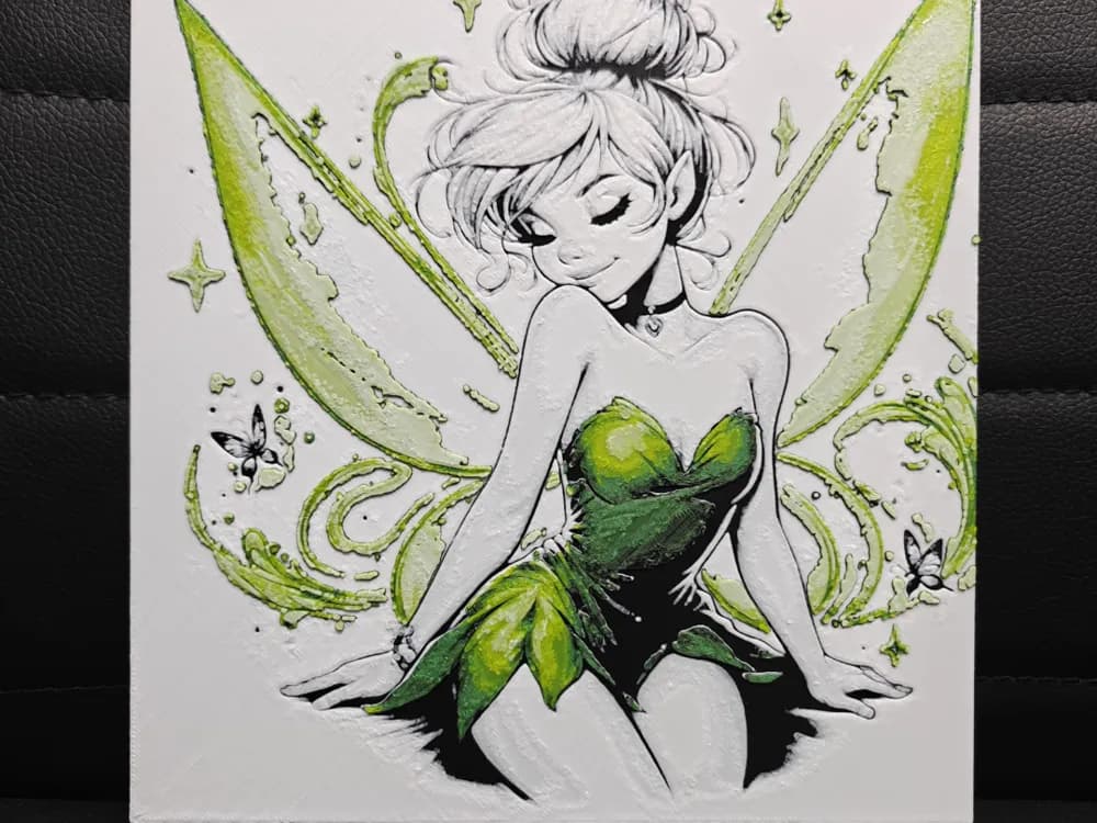 Tinkerbell by TheHueforgeLady HueForge model: Tinkerbell by TheHueforgeLady