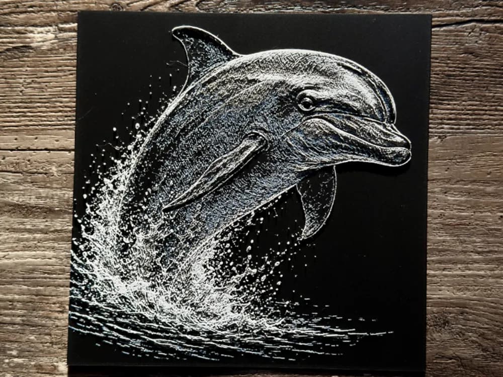 Dolphin Wildlife Series by novy HueForge model: Dolphin Wildlife Series by novy