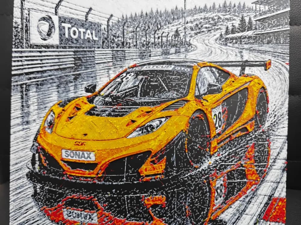 McLaren MP4-12C by TheHueforgeLady HueForge model: McLaren MP4-12C by TheHueforgeLady