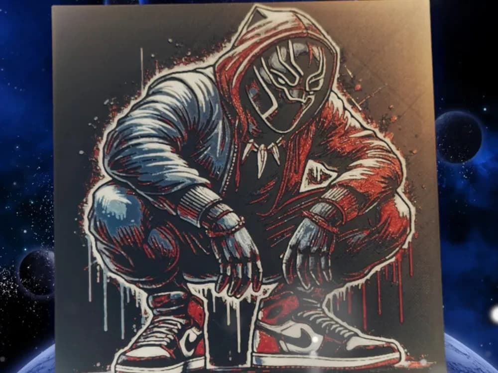Black Panthere Sneakers Hueforge Black Panthere Sneakers Hueforge