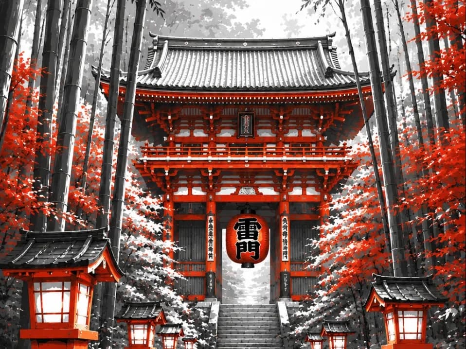 bamboo forest shrine bamboo forest shrine