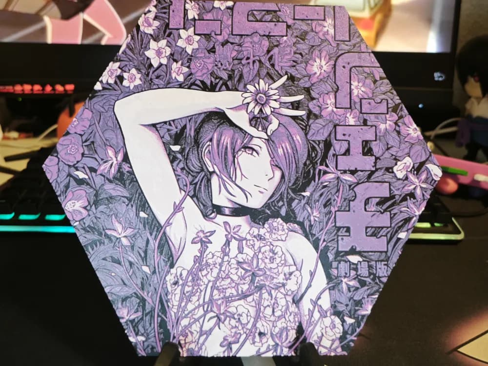 Hueforge Reze - Chainsaw Man honeycomb mode Hueforge Reze - Chainsaw Man honeycomb mode