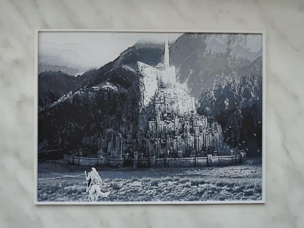 HueForge model: Minas Tirith - Hueforge by BeaN