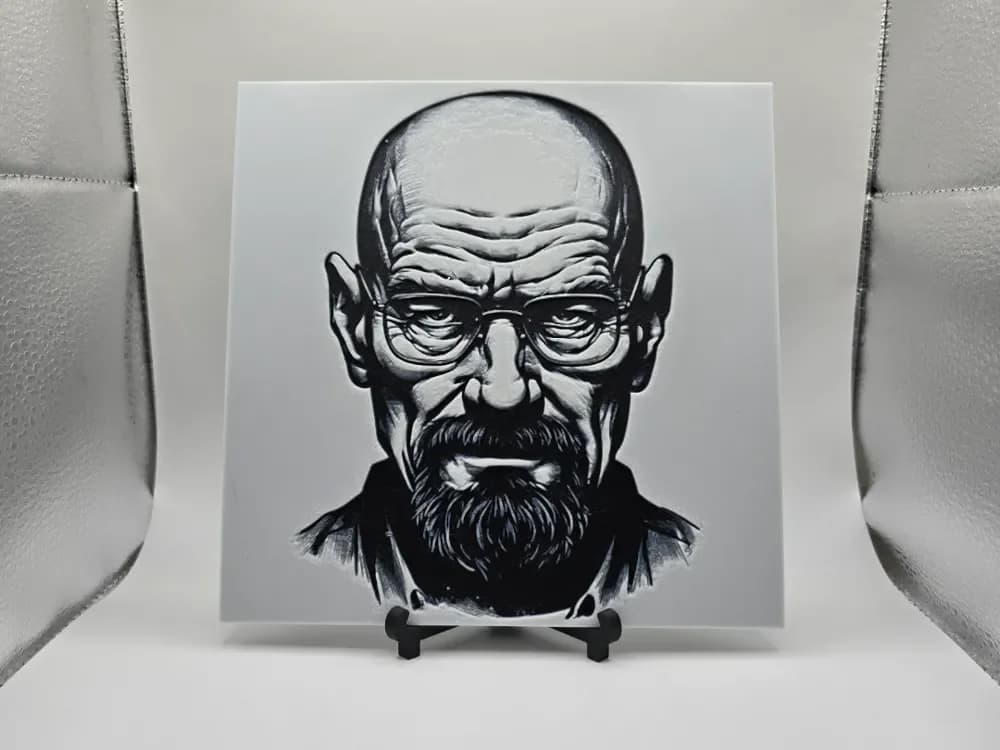 Walter White Breaking Bad by Kactus Fpv HueForge model: Walter White Breaking Bad by Kactus Fpv
