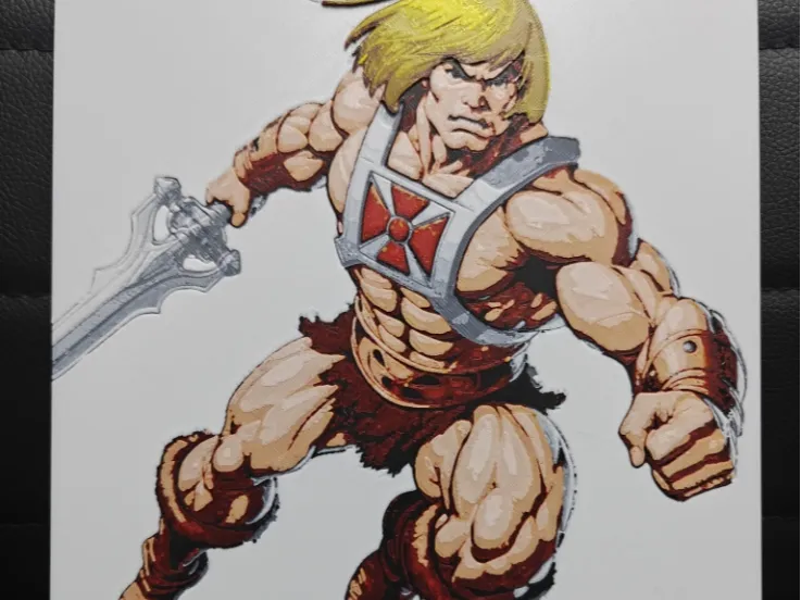 He-Man by TheHueforgeLady HueForge model: He-Man by TheHueforgeLady
