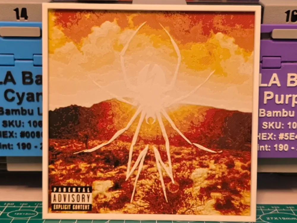 My Chemical Romance "Danger Days" Album - Hueforge by Lumpy3D HueForge model: My Chemical Romance "Danger Days" Album - Hueforge by Lumpy3D
