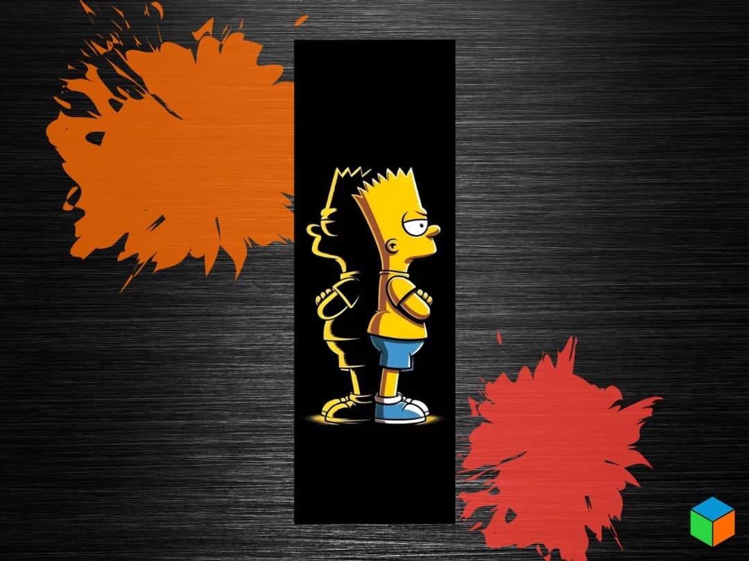 🧢 Bart Simpson by 3D Prints By Vic HueForge model: 🧢 Bart Simpson by 3D Prints By Vic