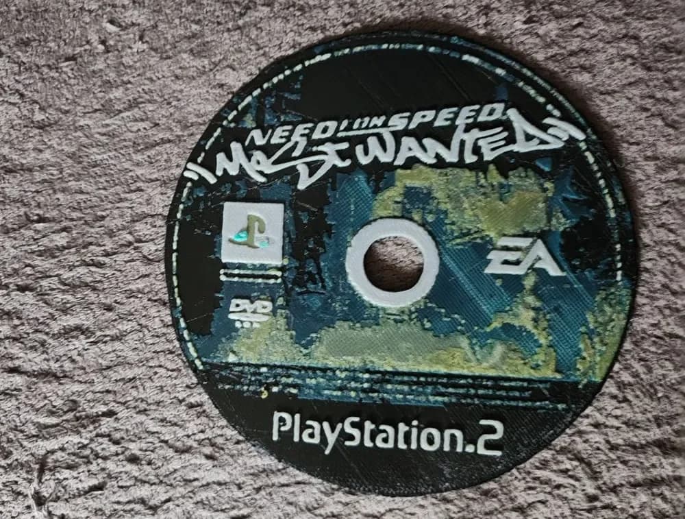 Need For Speed Most Wanted PS2 Disk - HueForge by keko HueForge model: Need For Speed Most Wanted PS2 Disk - HueForge by keko