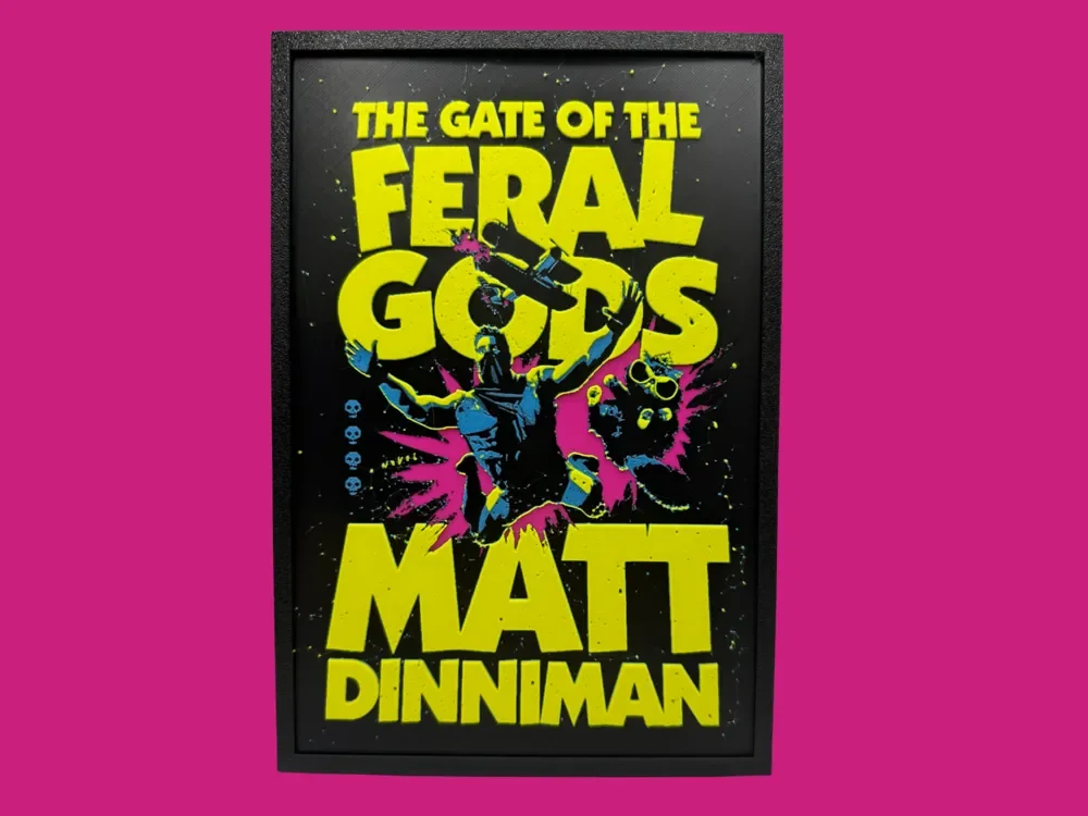 Dungeon Crawler Carl - Book #4 - Matt Dinniman by Canadian Gamer HueForge model: Dungeon Crawler Carl - Book #4 - Matt Dinniman by Canadian Gamer