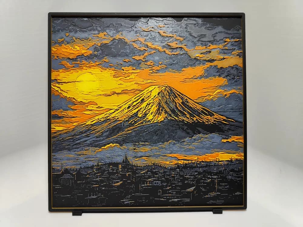 Mount Fuji Sunset - Hueforge Mount Fuji Sunset - Hueforge