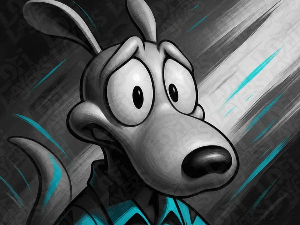 Rocko from Rocko’s Modern Life Hueforge by LoFi Layers HueForge model: Rocko from Rocko’s Modern Life Hueforge by LoFi Layers