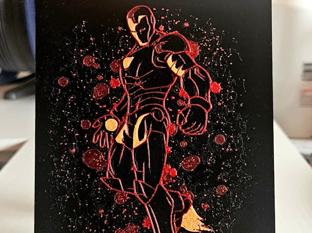 Iron Man by Mano's 3d_Art HueForge model: Iron Man by Mano's 3d_Art