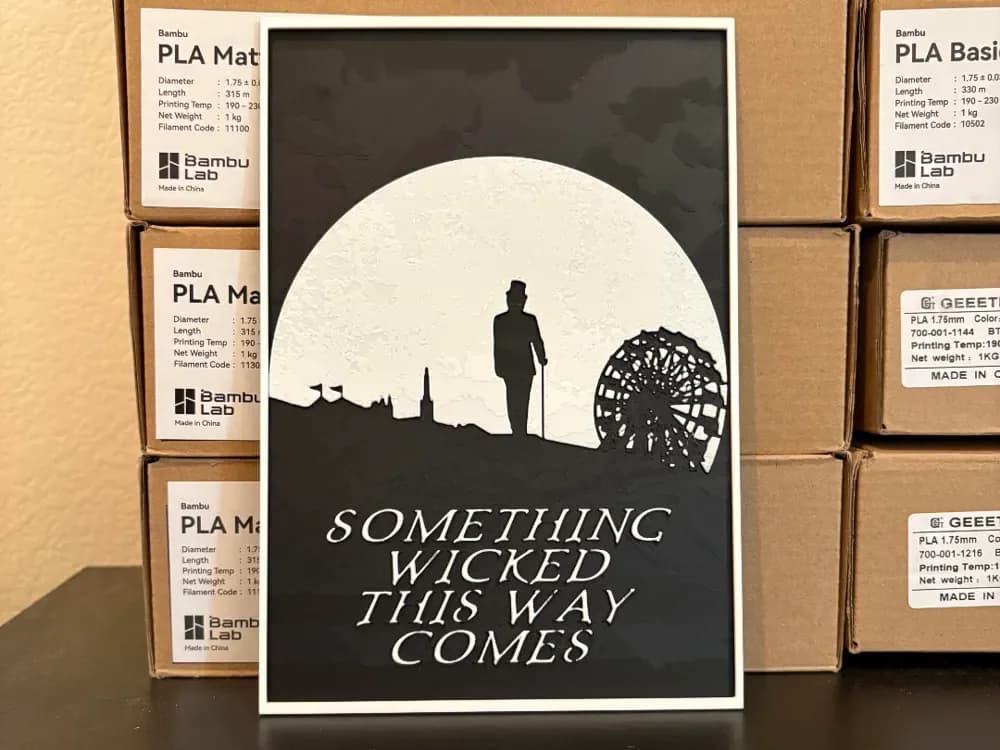 Something Wicked this Way Comes Hueforge by Estiv HueForge model: Something Wicked this Way Comes Hueforge by Estiv