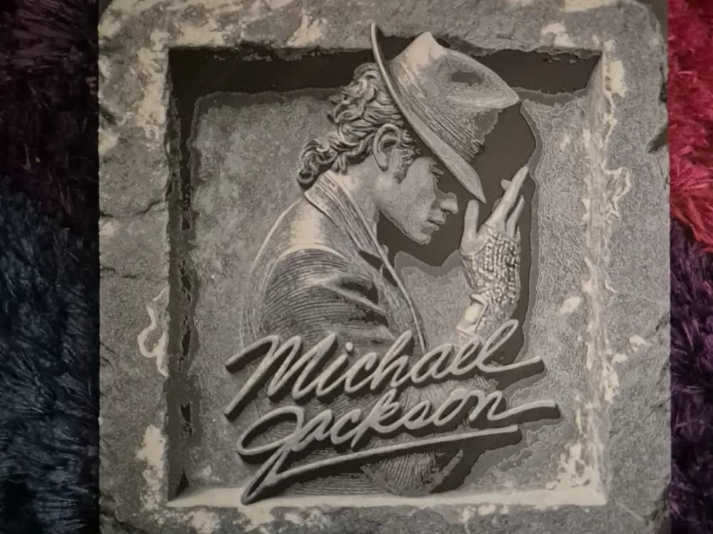 Michael jackson slate 1 by Buntsta HueForge model: Michael jackson slate 1 by Buntsta