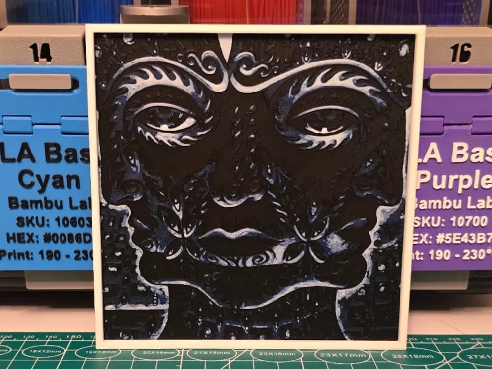 HueForge model: Tool "10,000 Days" Album - Hueforge Art by Lumpy3D