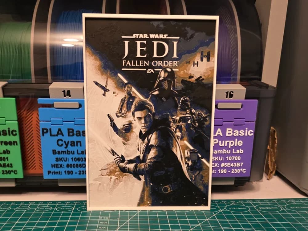 Star Wars Jedi: Fallen Order Poster - Hueforge Art Star Wars Jedi: Fallen Order Poster - Hueforge Art