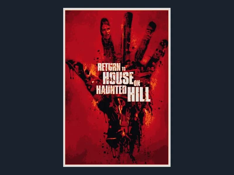 Return to House on Haunted Hill (Movie Poster) by HugheCraft HueForge model: Return to House on Haunted Hill (Movie Poster) by HugheCraft