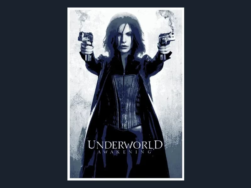 Underworld Awakening (Movie Poster - HueForge) by HugheCraft HueForge model: Underworld Awakening (Movie Poster - HueForge) by HugheCraft