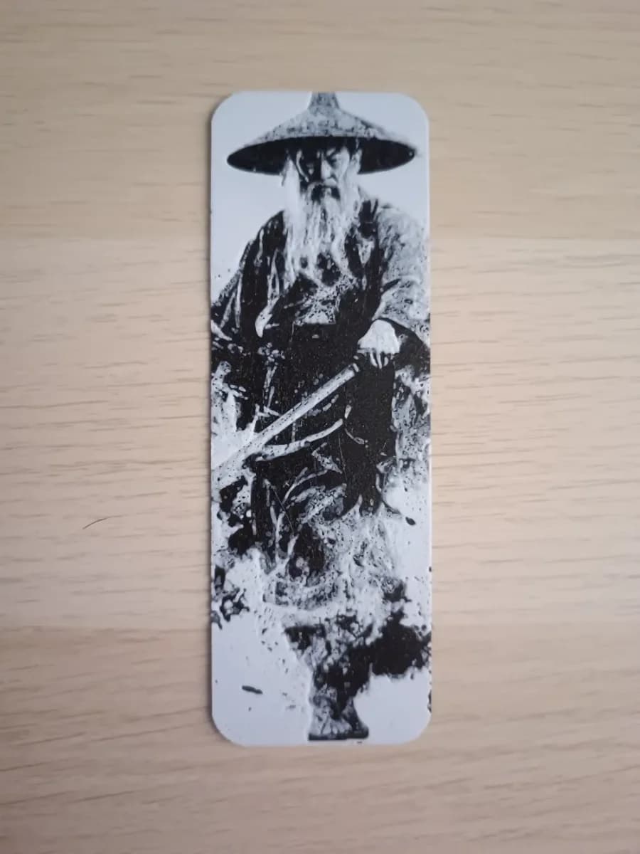 Old Samurai Bookmark by Atrus Design HueForge model: Old Samurai Bookmark by Atrus Design
