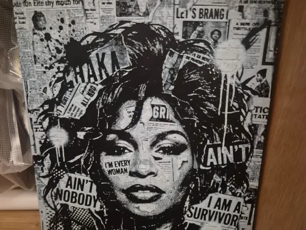 chaka khan newspaper hueforge by Buntsta HueForge model: chaka khan newspaper hueforge by Buntsta